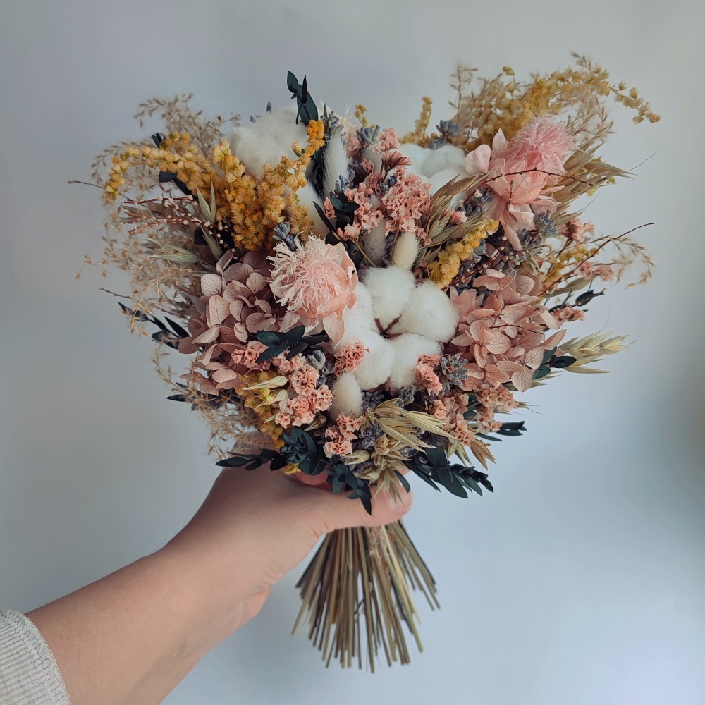 Букет из сухоцветов Нежное поле