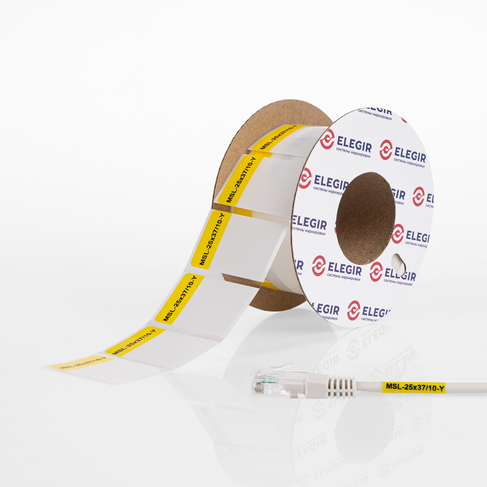 Маркер самоламинирующийся MSL-25x37/10-Y - производитель Elegir