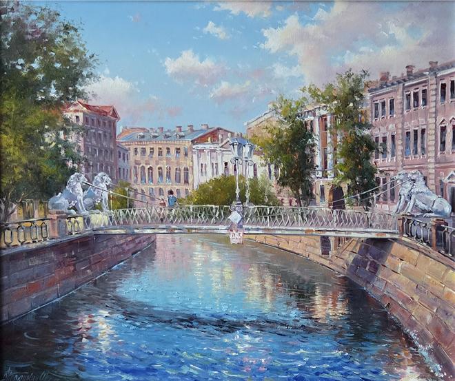 Картина «Утро. У Львиного мостика» - Полюткин Олег