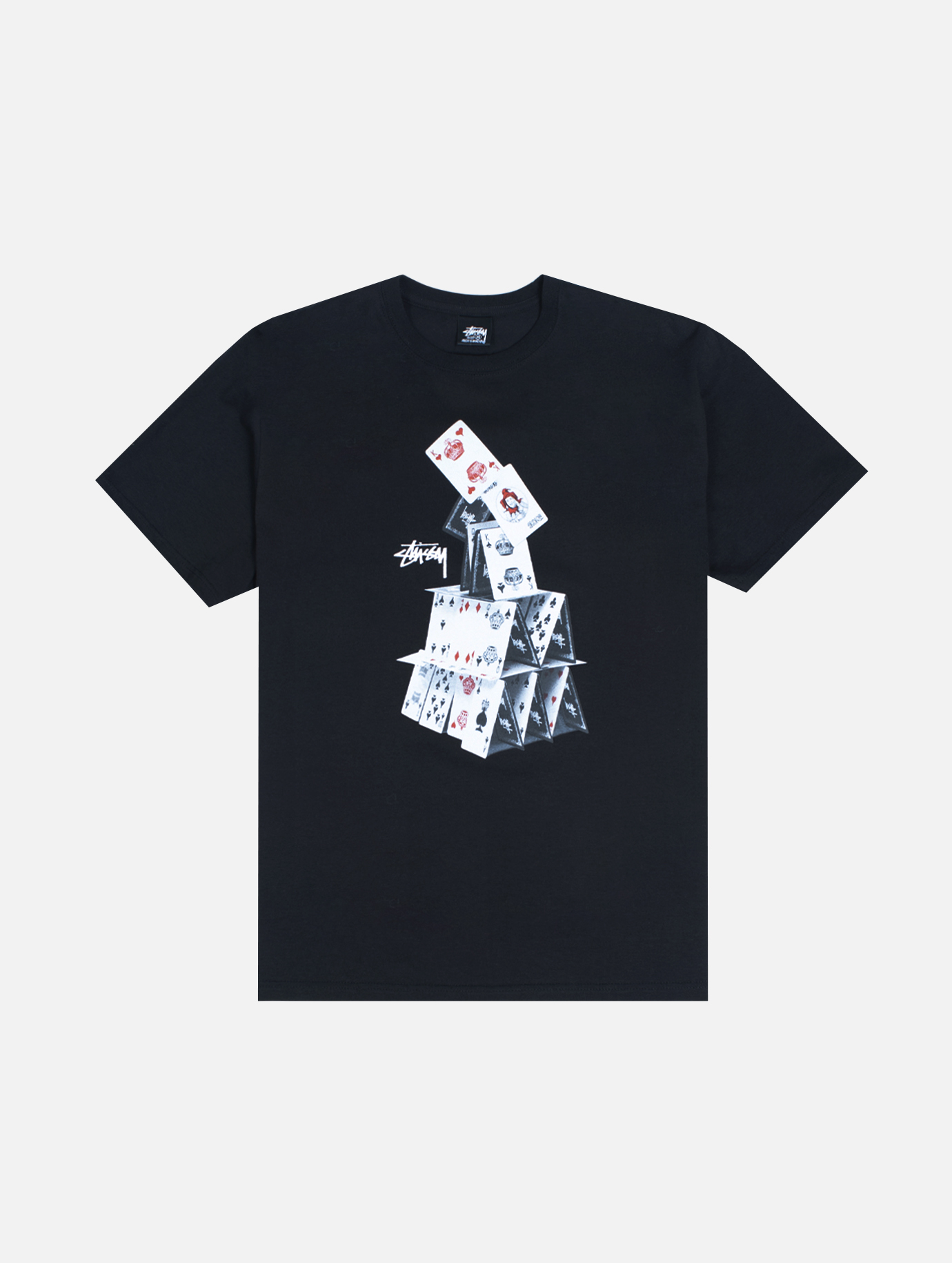 Stussy Футболка House Of Cards Tee Чёрная