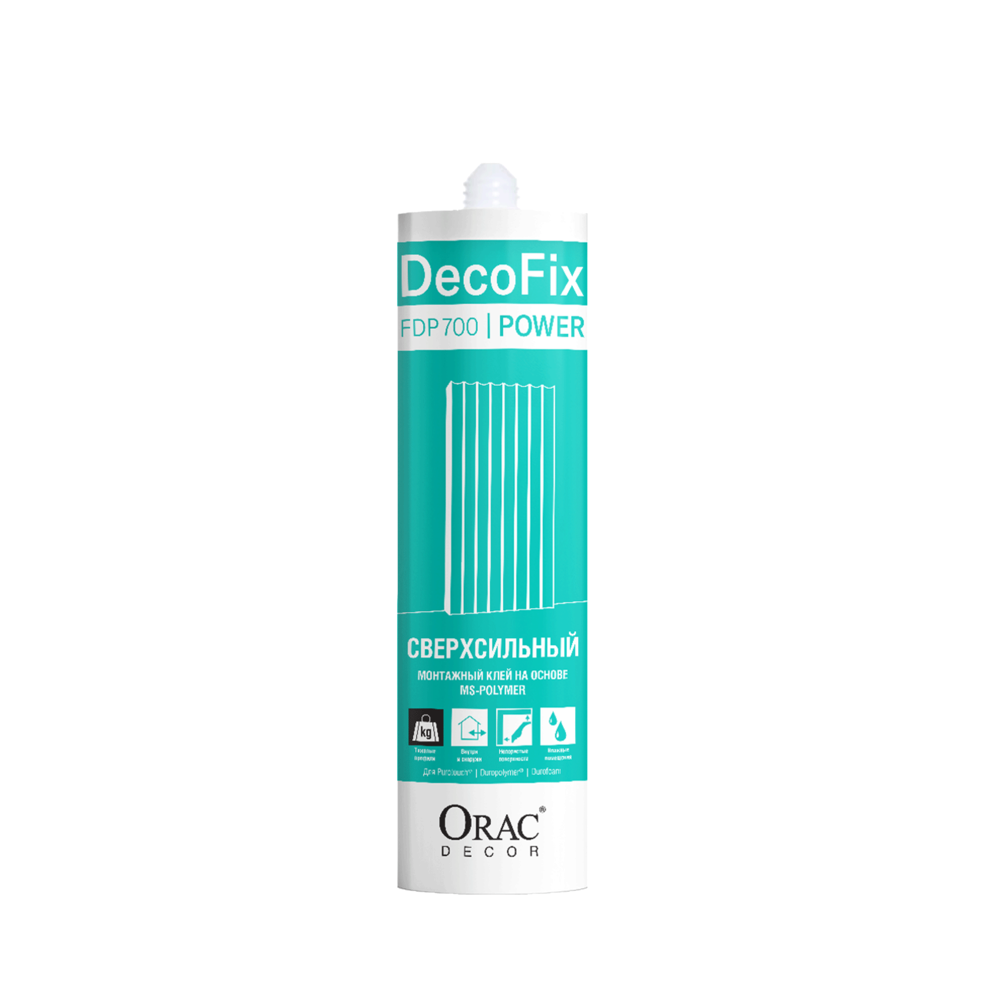 Туба FDP700 DecoFix Power клей монтажный