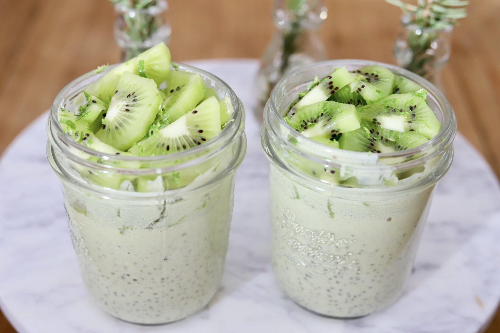 Matcha Lime Chia Pudding