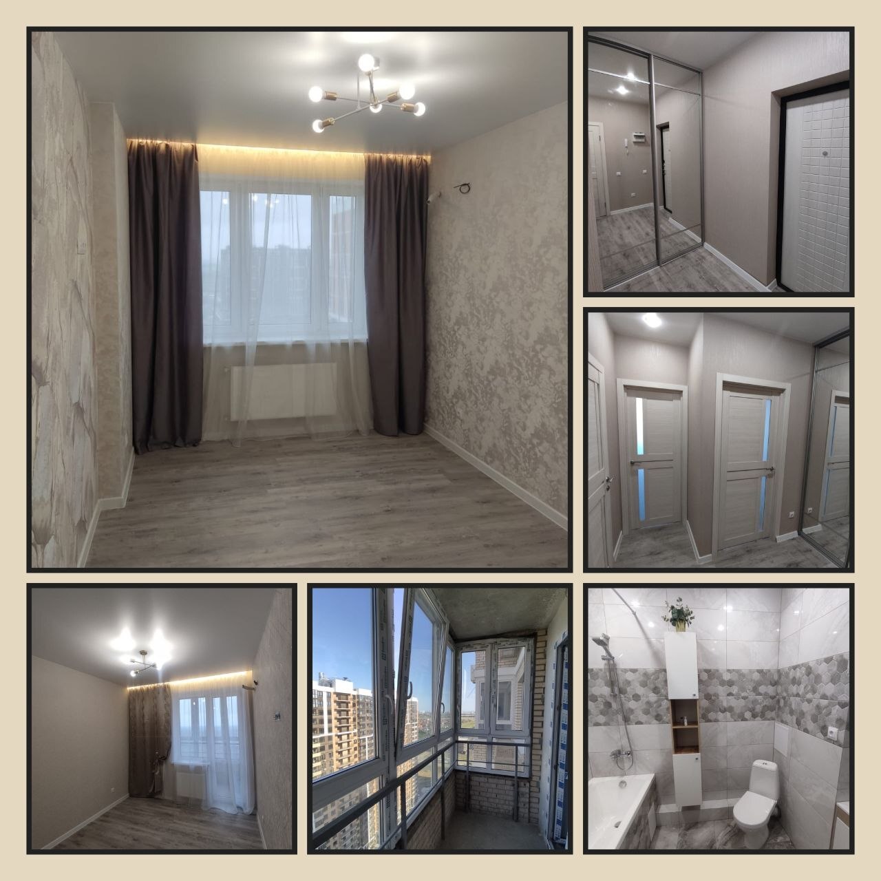 2-комнатная квартира, 37 м², ЖК Абрикосово · Восточка