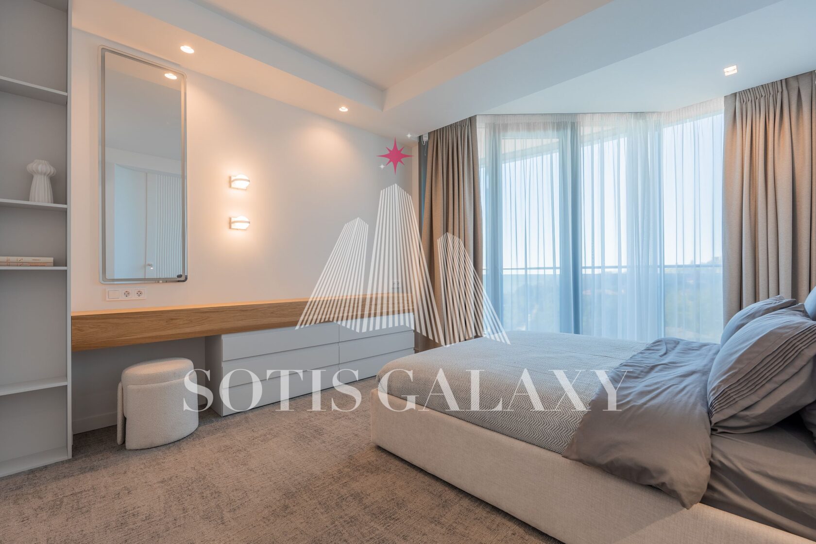 Терраса с видом на закат — квартира 92 м², ЖК Сан-Сити