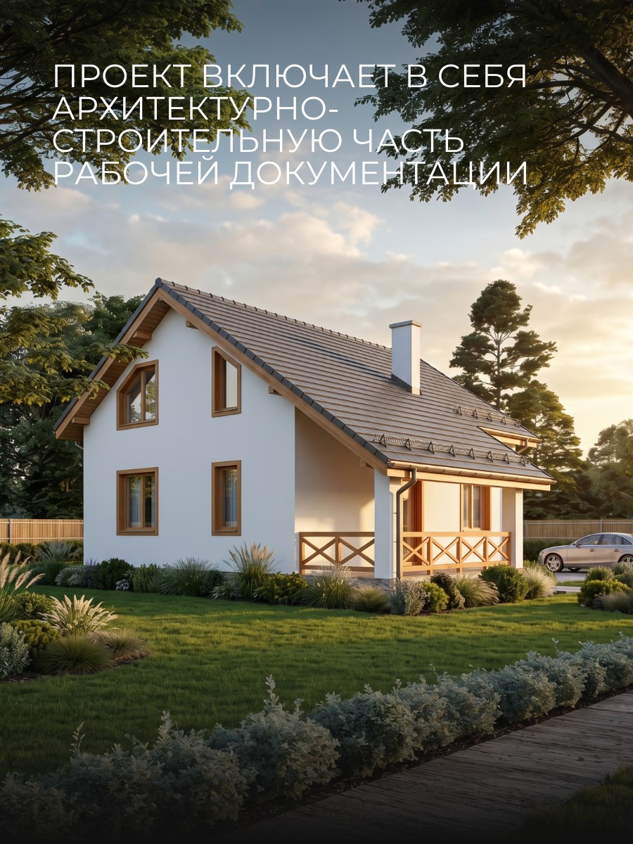 Проект дома 115 м2 / Керамзитобетон (Газ — фото 4