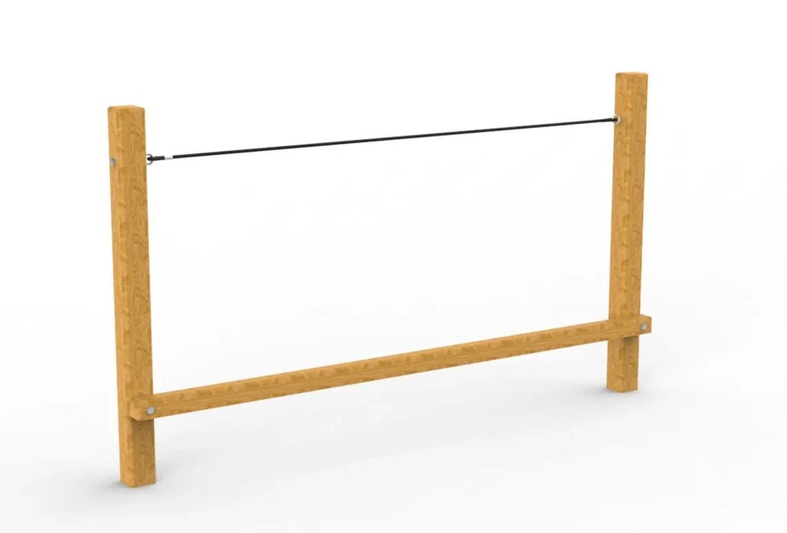 Лаз канатный Бревно