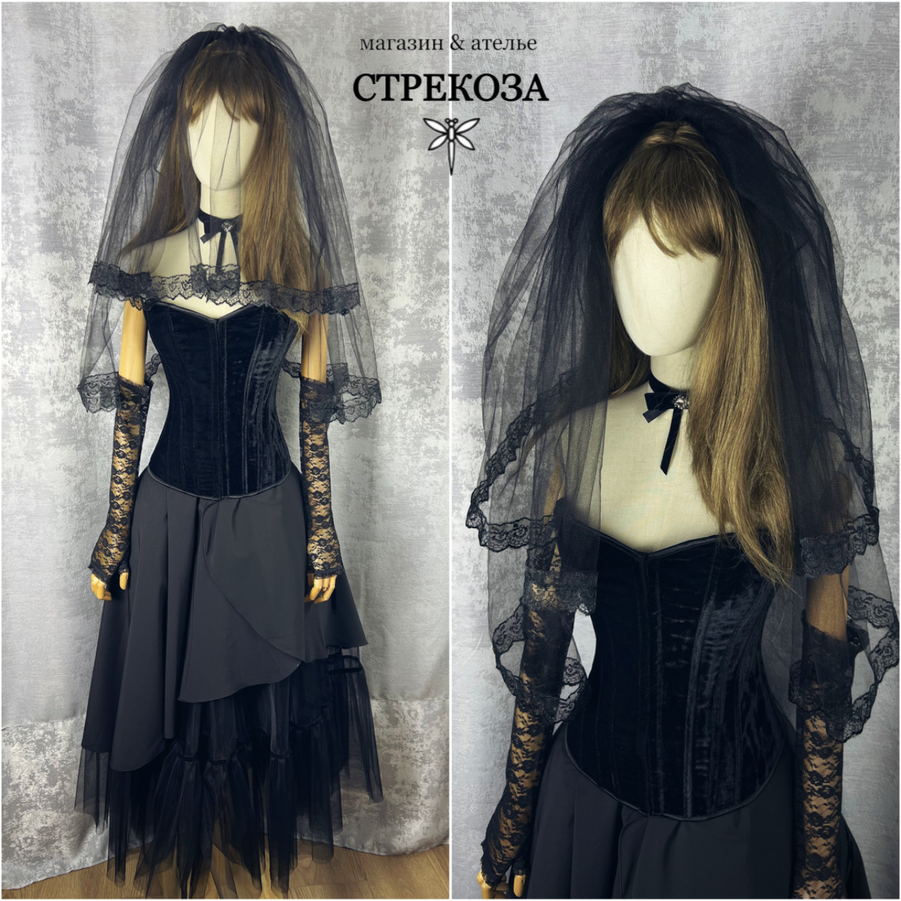 Костюм невесты на Хэллоуин арт 05