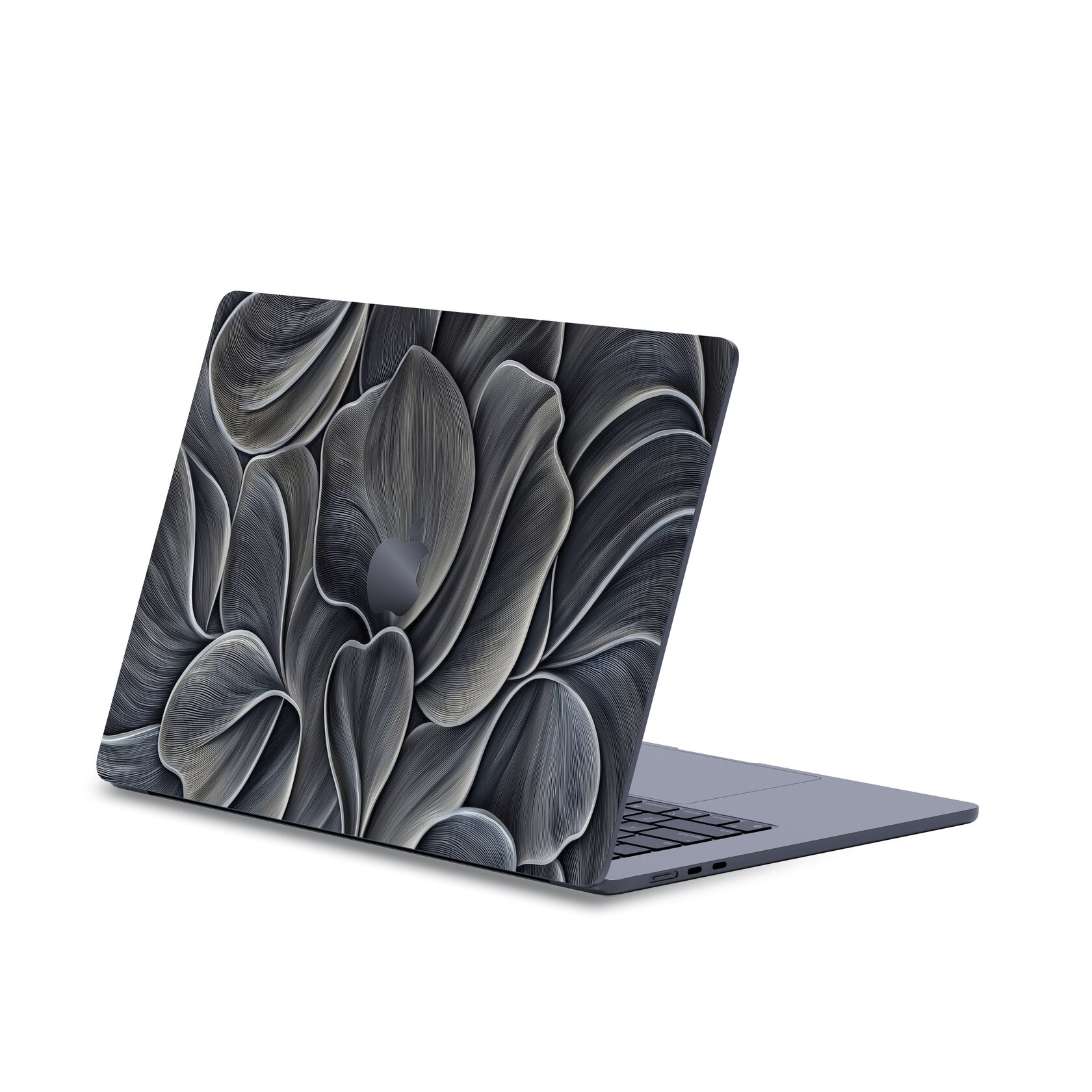 Покрытие Noir Flower для MacBook