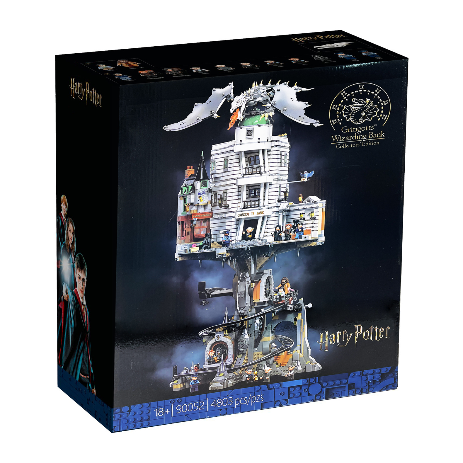 Конструктор Волшебный банк Гринготтс, аналог Lego Гарри Поттер