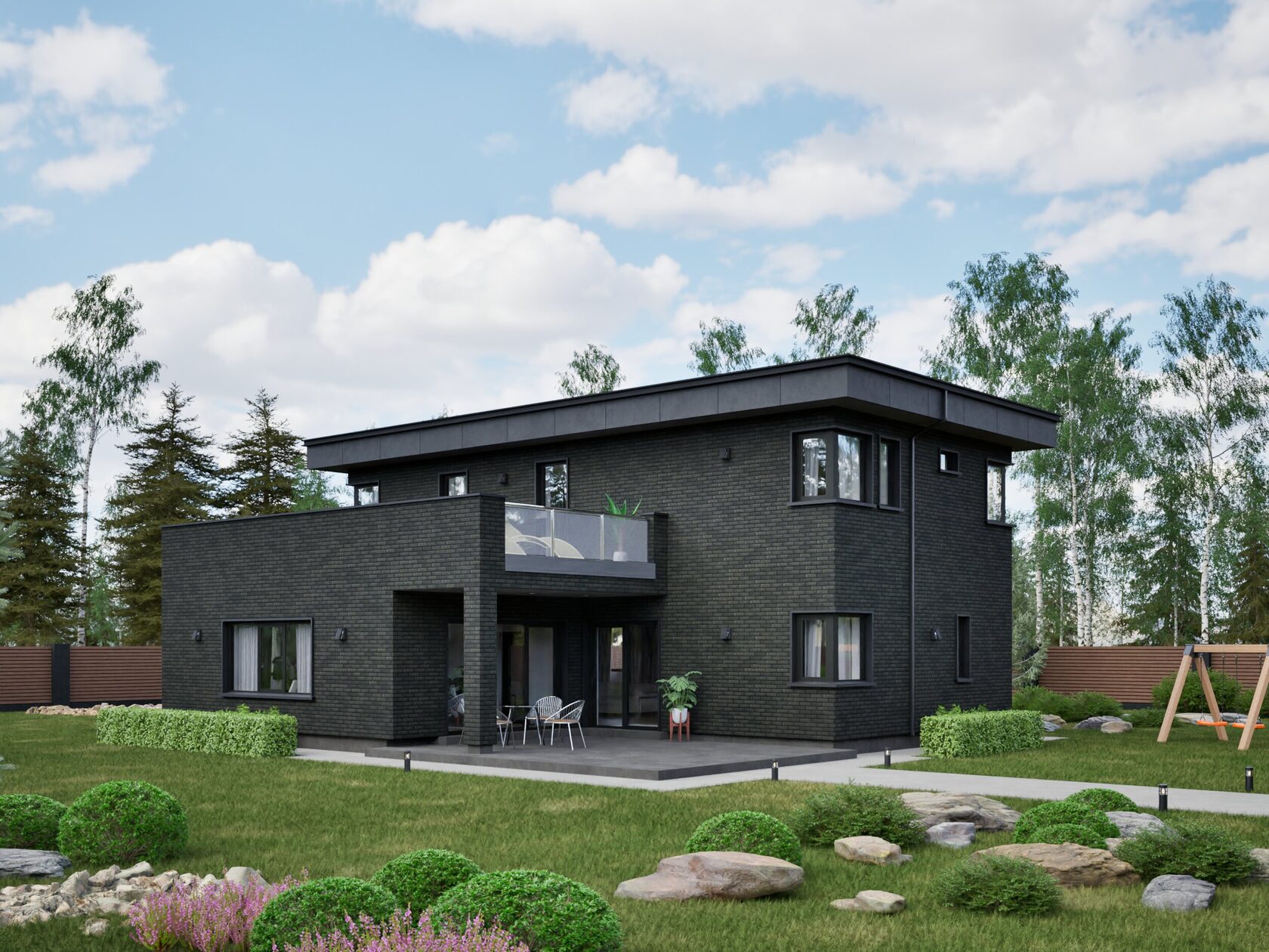 Термопанель Paradyz Viano Antracite Elewacja — фото 7