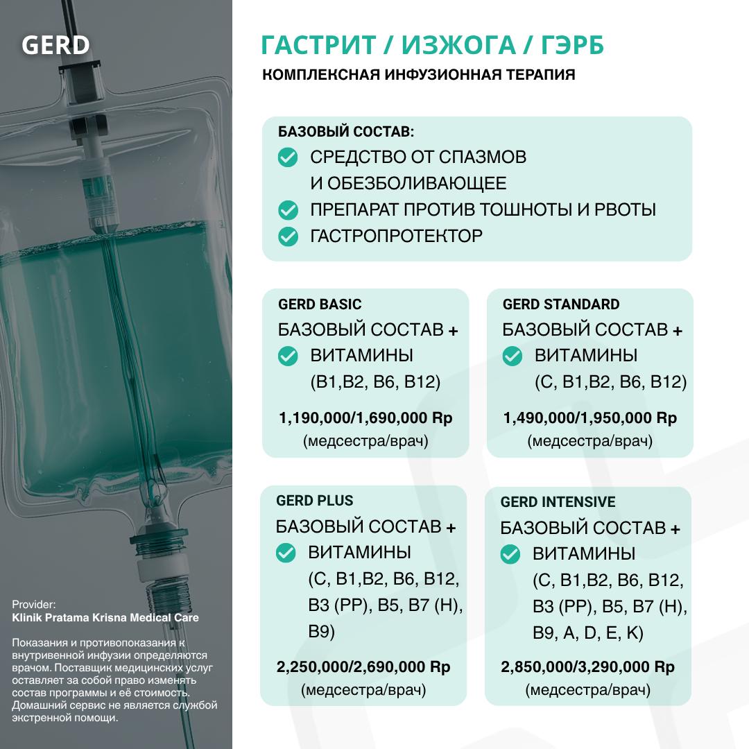 Гастрит / изжога / ГЭРБ