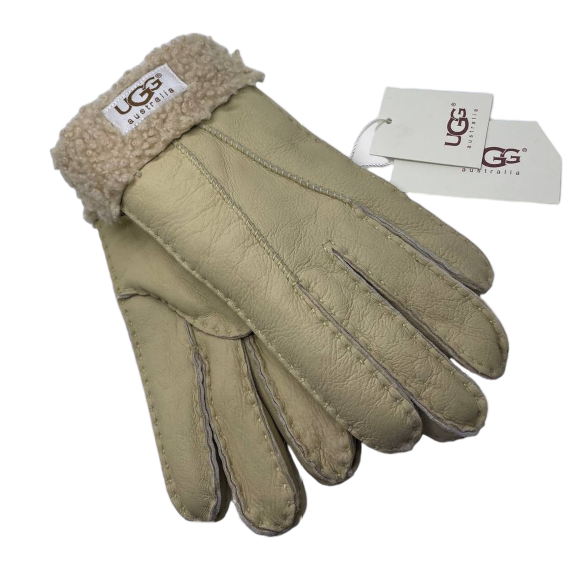 Женские перчатки UGG Glove Бежевый — фото 6