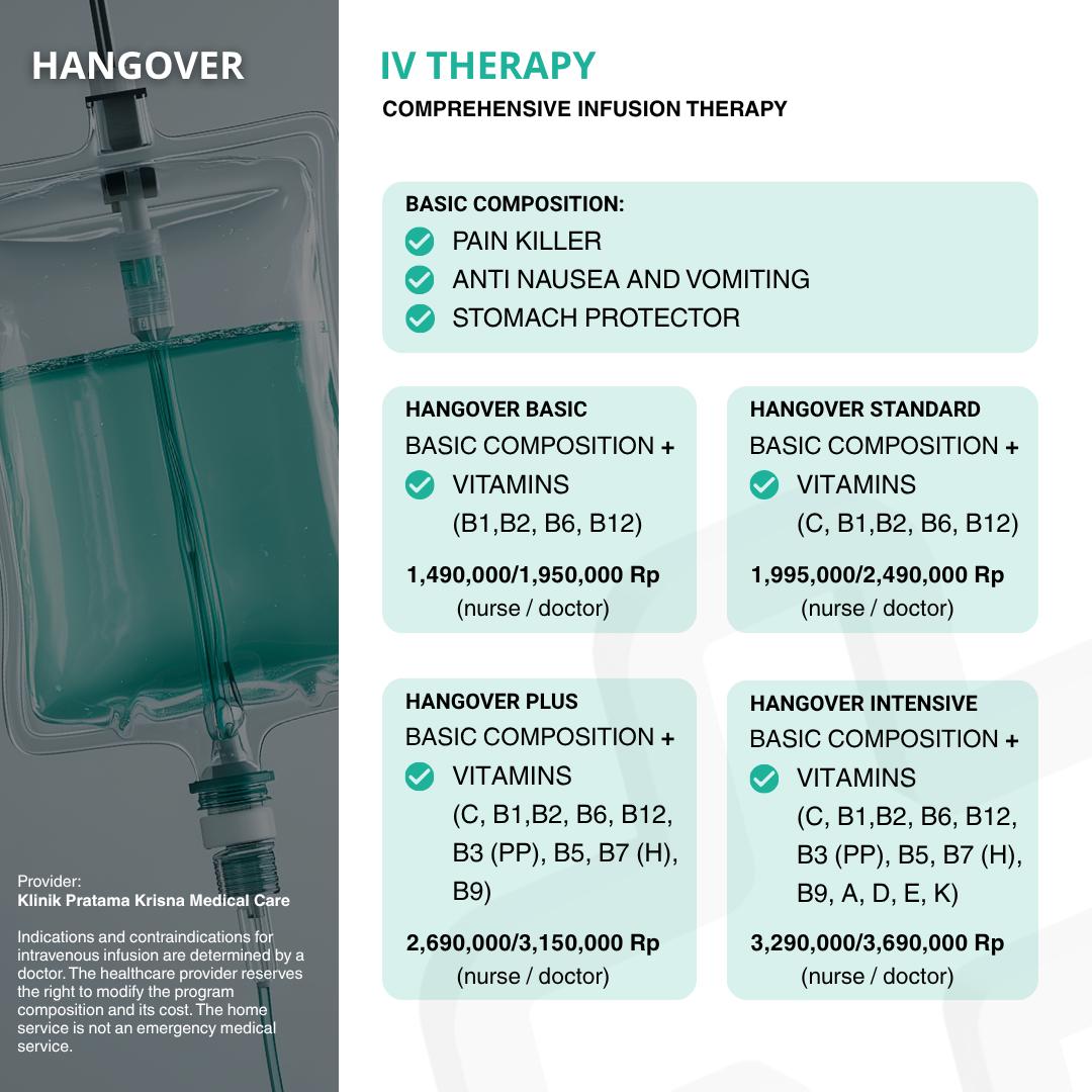 Hangover Package — Hangover Basic (Nurse)