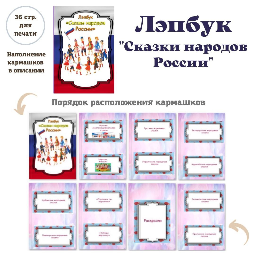 Лэпбук «Сказки народов России»