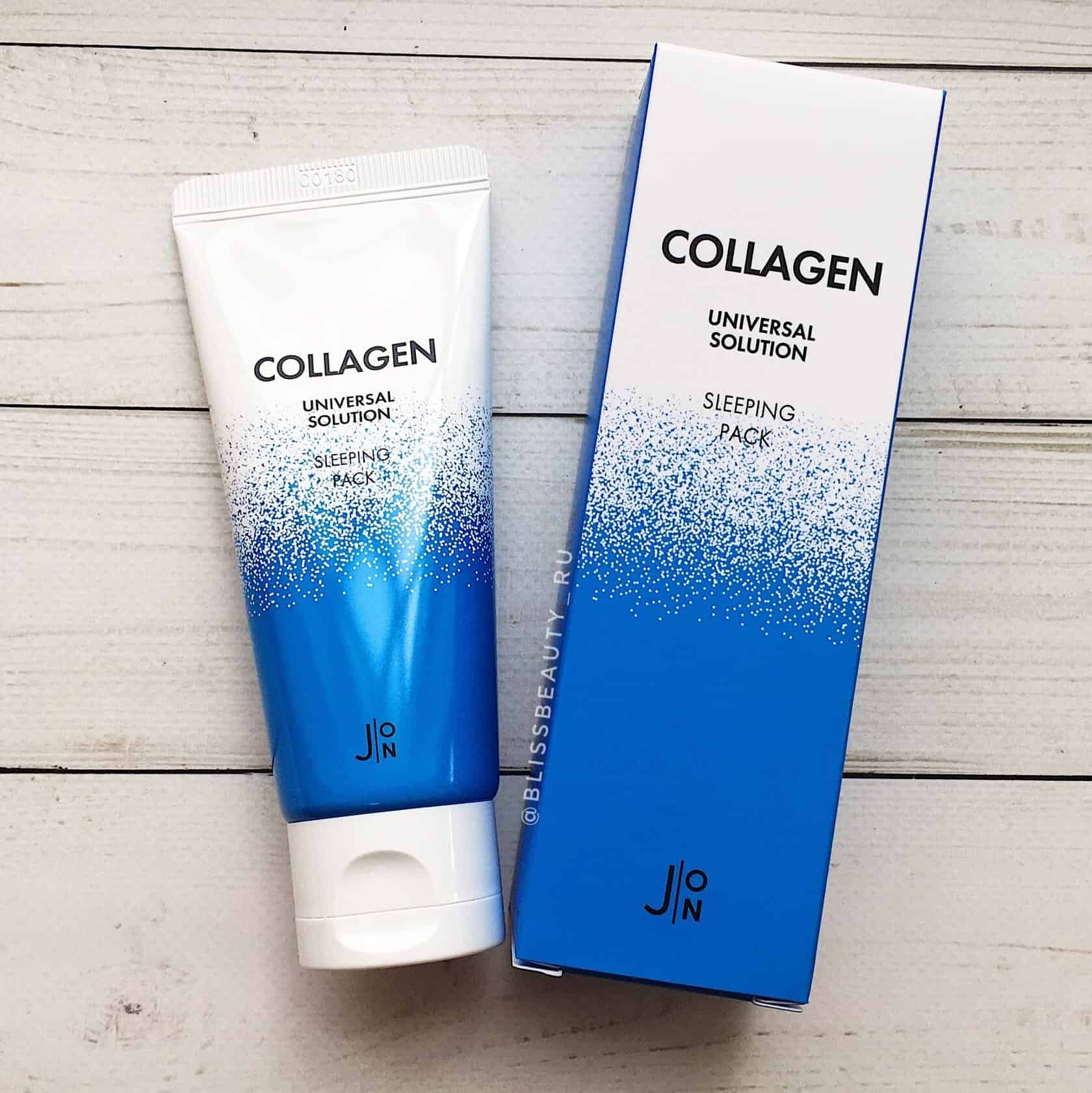 Collagen universal solution. Тонер для лица j:on Collagen. J:on Collagen Universal solution маска ночная. J:on с коллагеном - Collagen Universal solution sleeping Pack, 5 гр. Тонер от j:on коллаген.