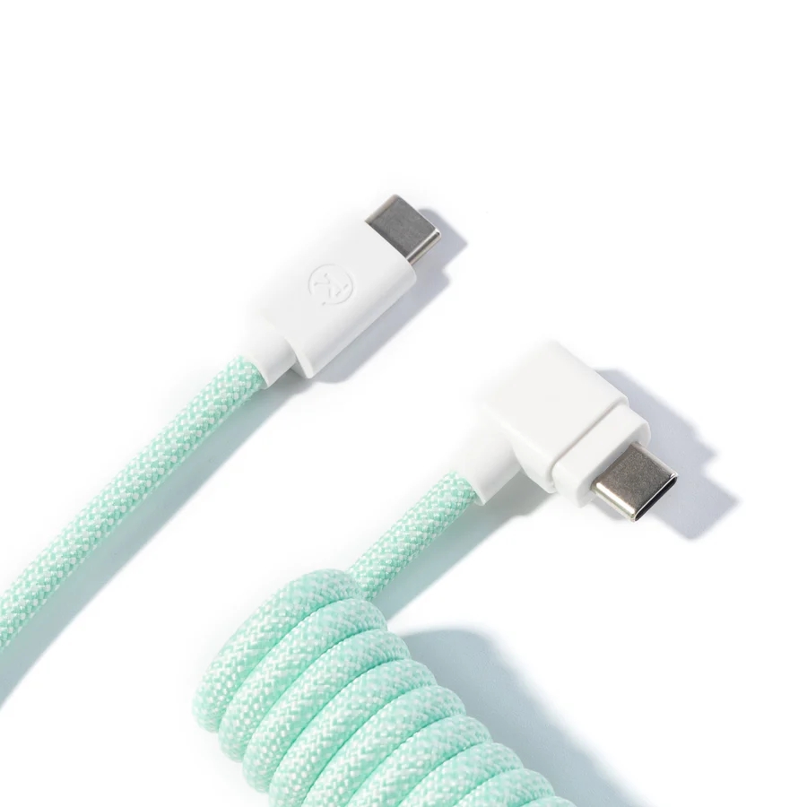 USB-C Coiled Aviator Cable - Black