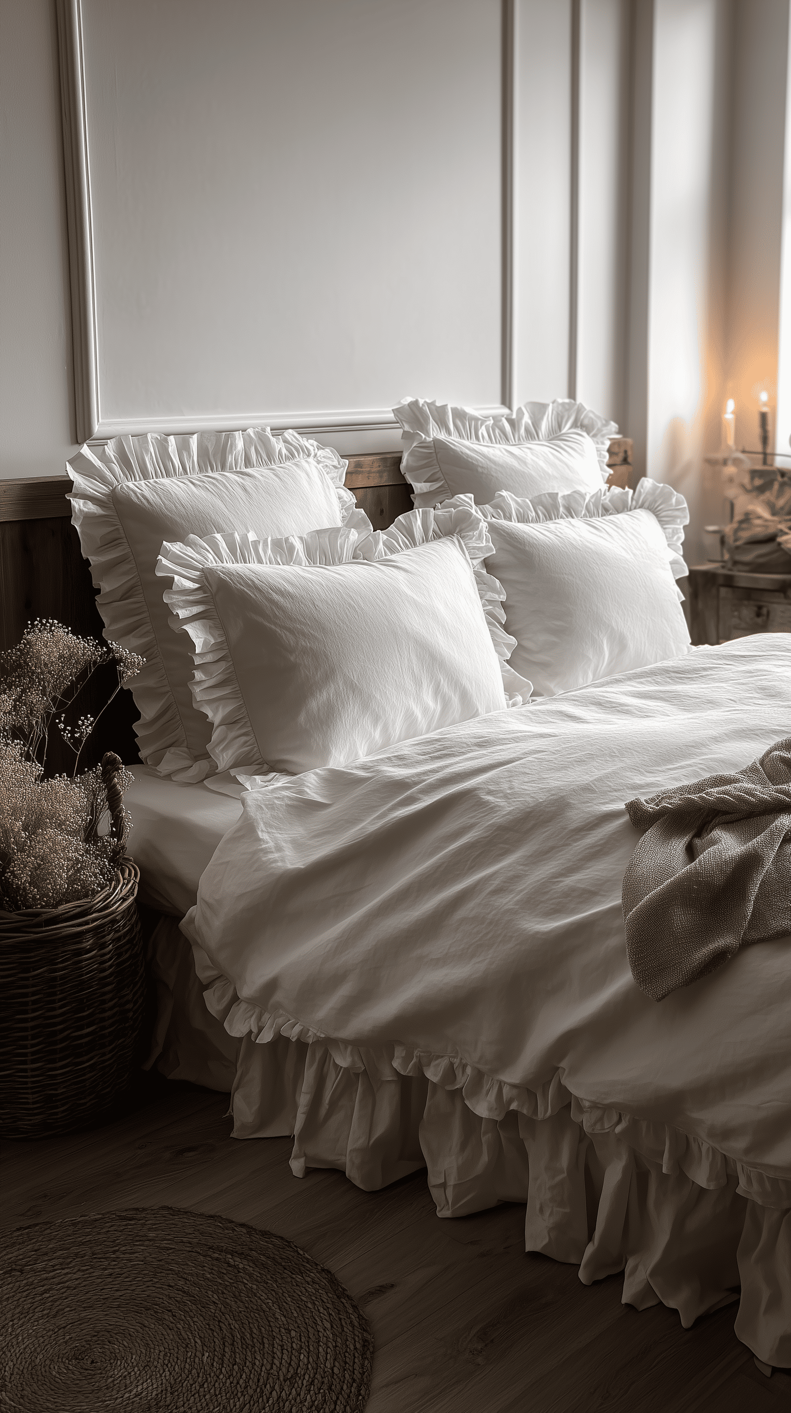 Комплект постельного белья из варёного хлопка White Ruche 24400₽