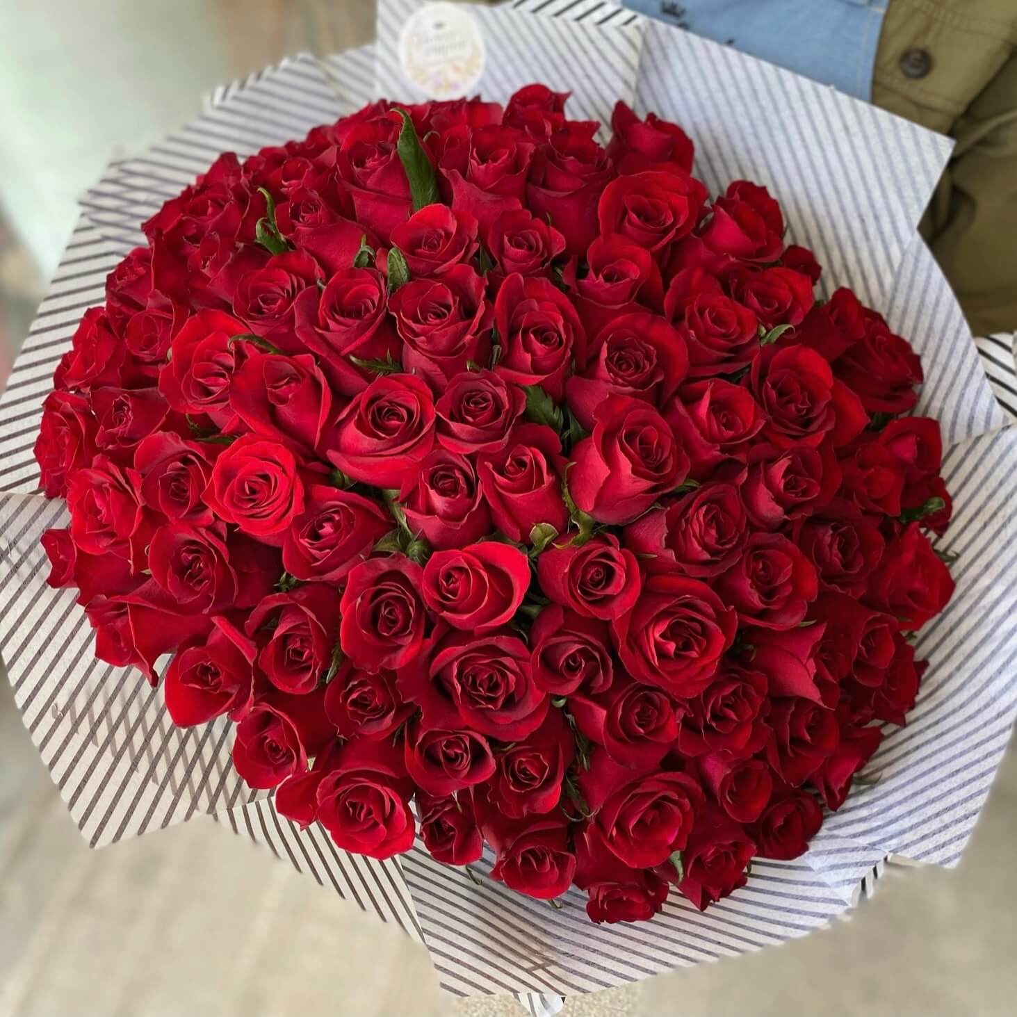 Mono Roses Bouquet | Valentine's Day Flowers Singapore