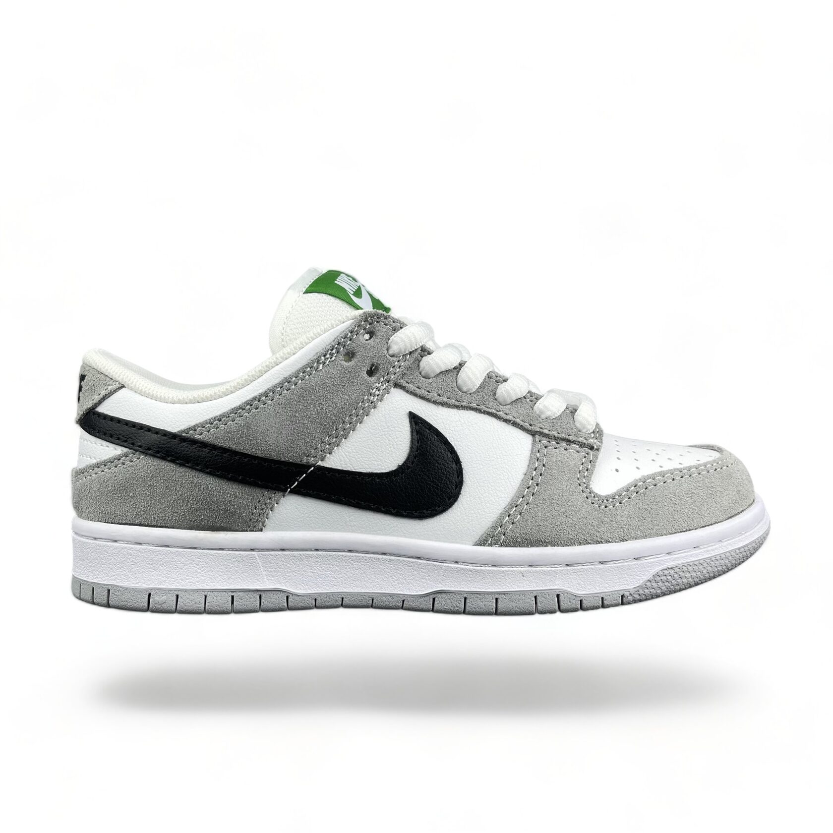 кроссовки nike sb dunk “white grey” luxe - NIKE