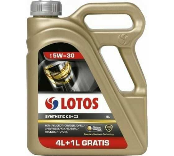 Масло моторное LOTOS SYNTHETIC 5W-30 C2+C3 5л