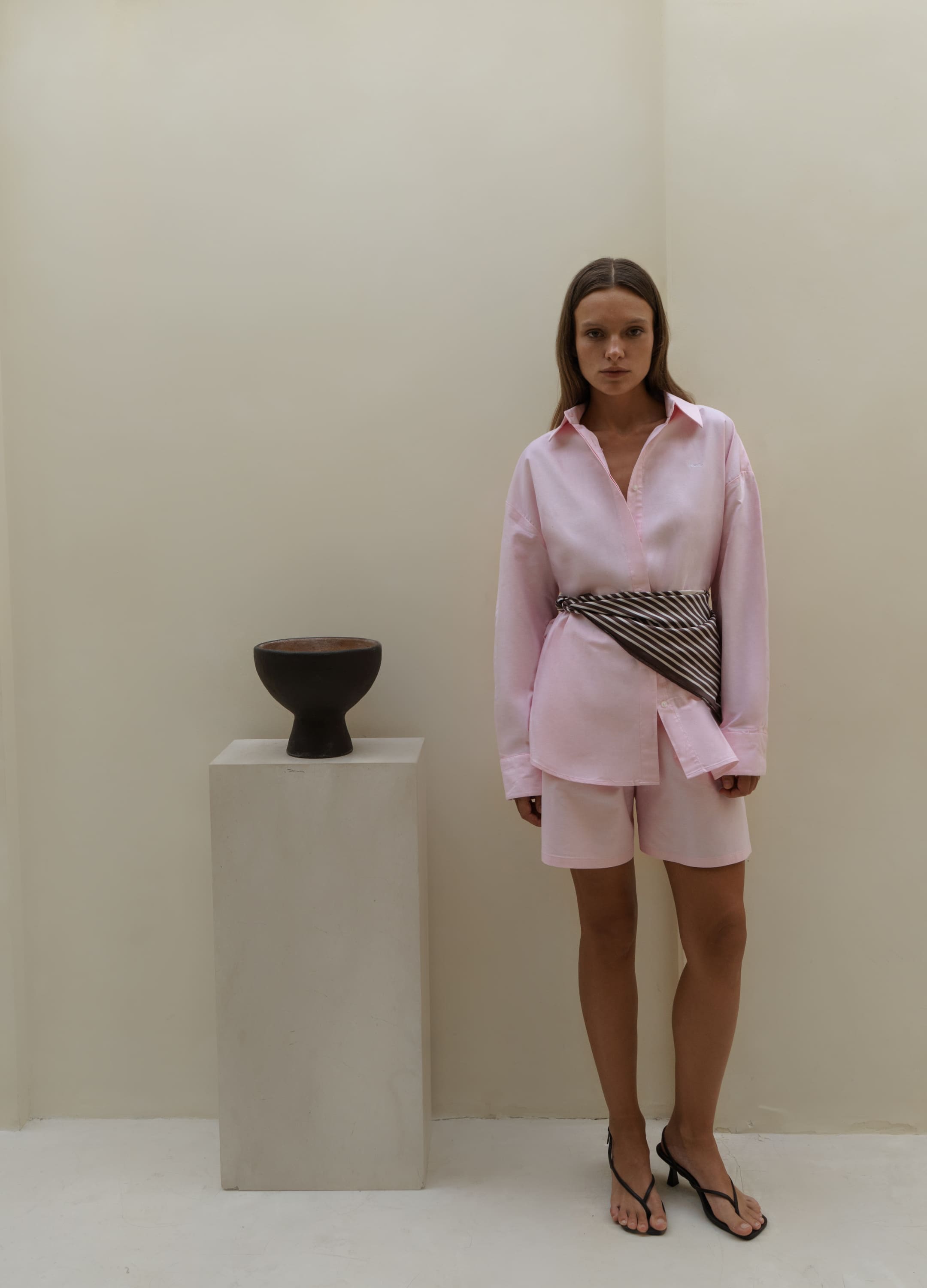 

Костюм Hamptons: рубашка + шорты - Розовый, Light pink;розовый