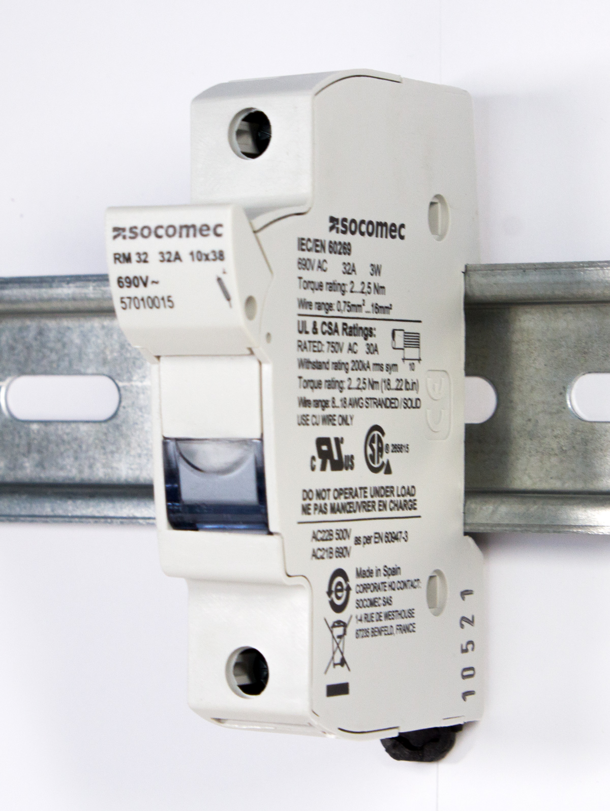 RM32-1P-16A Комплект для защиты 1-полюсных и 2-полюсных УЗИП. Номинал ...