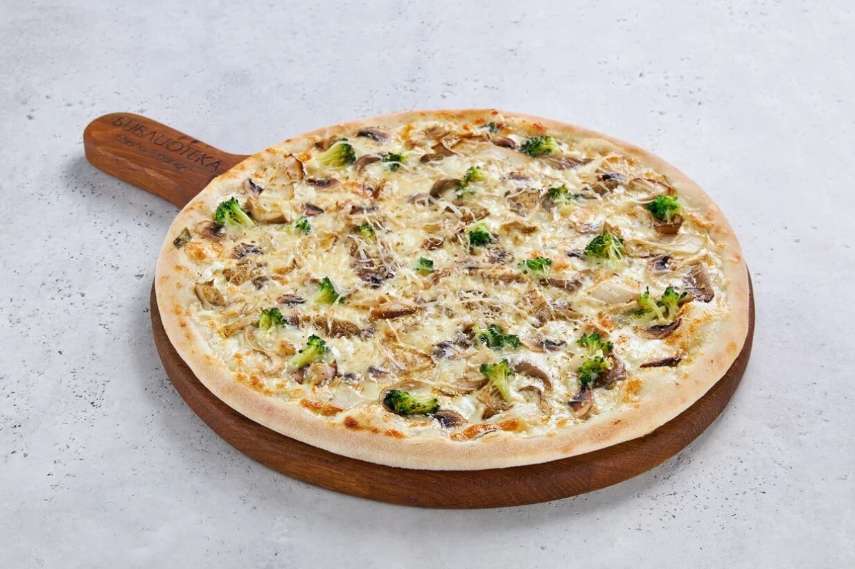 грибная пицца с белым соусом рецепт фото 118