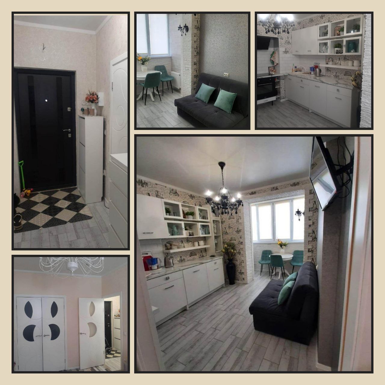 1-комнатная квартира, 38 м², ЖК На Красных Партизан 1 · СМР