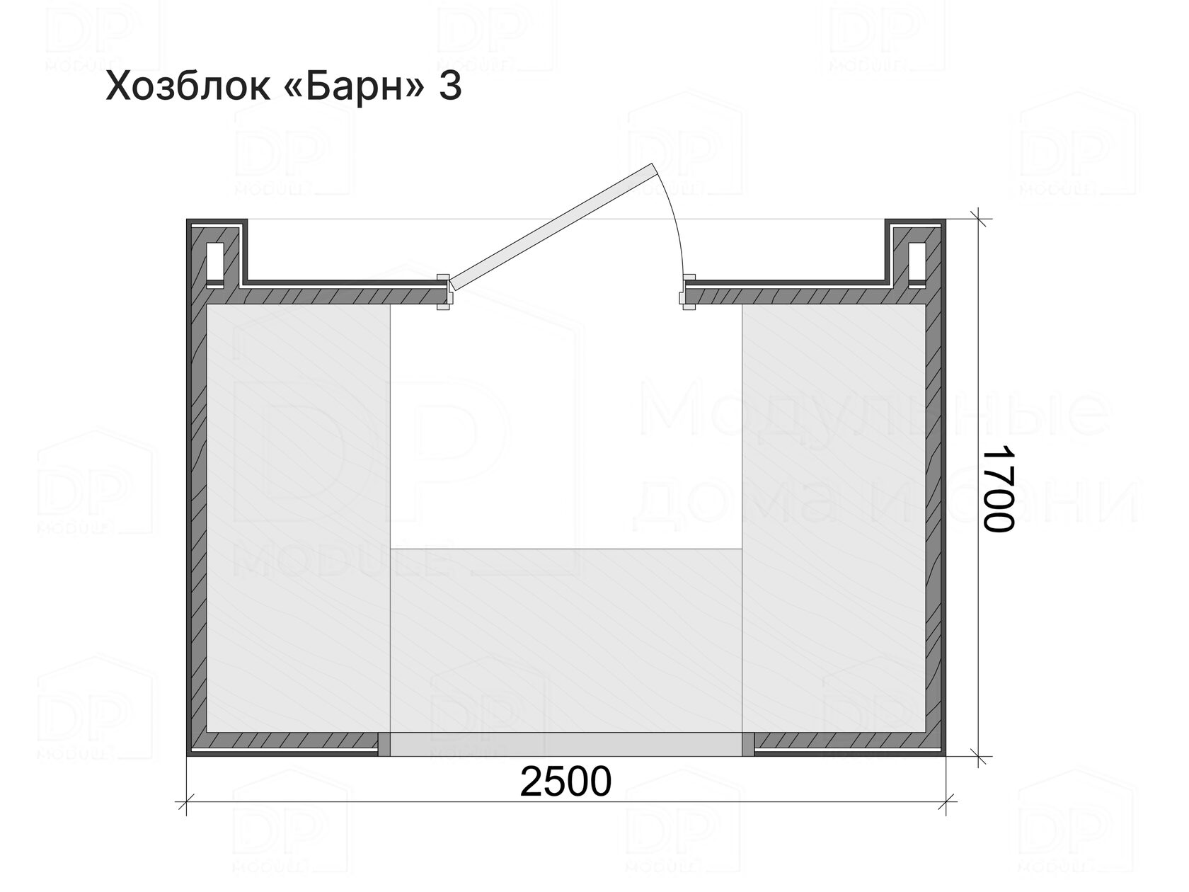 Хозблок «Барн 3» - DP-Module