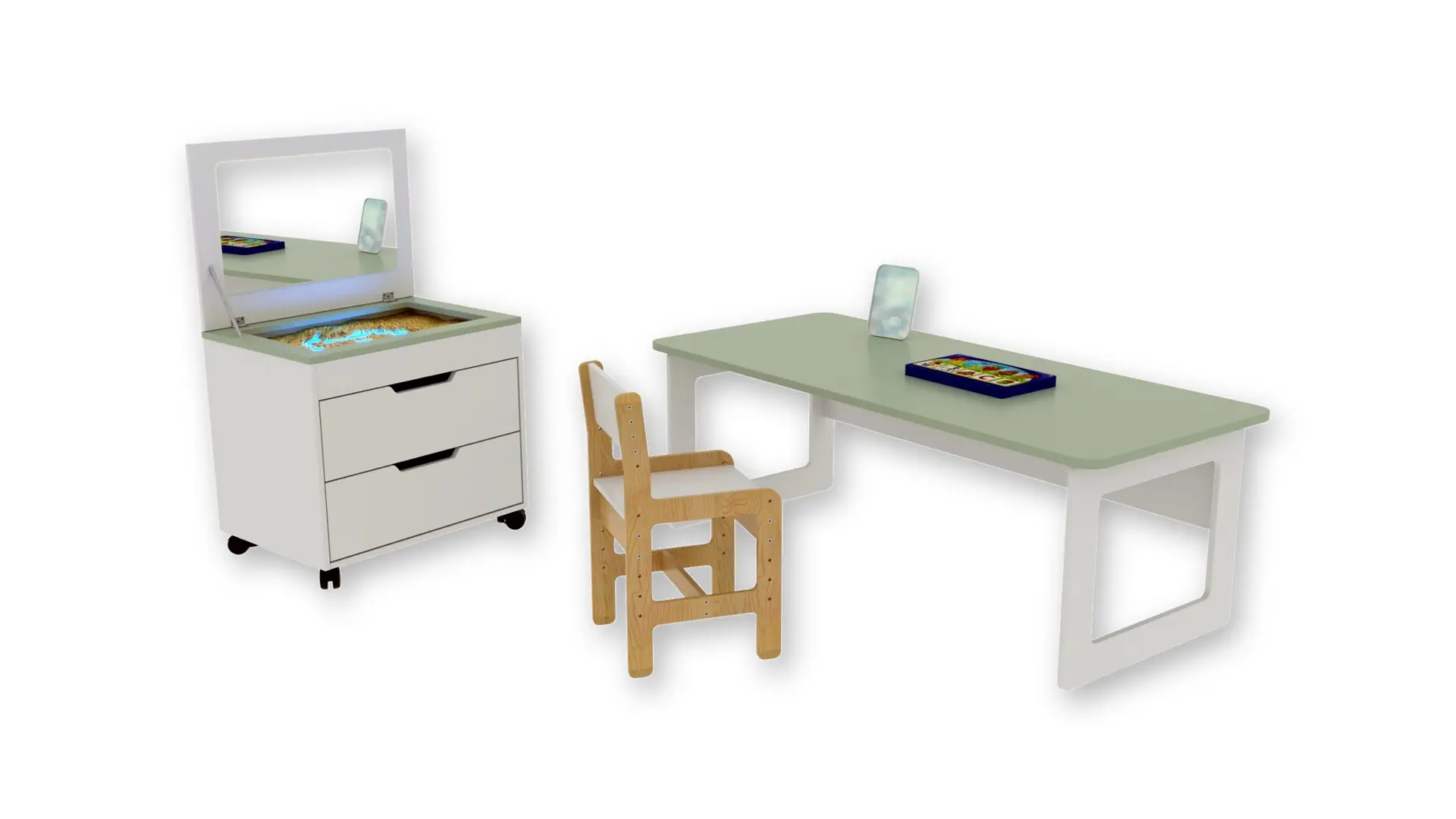 ИскроЗвук-Слово в цвете фисташка