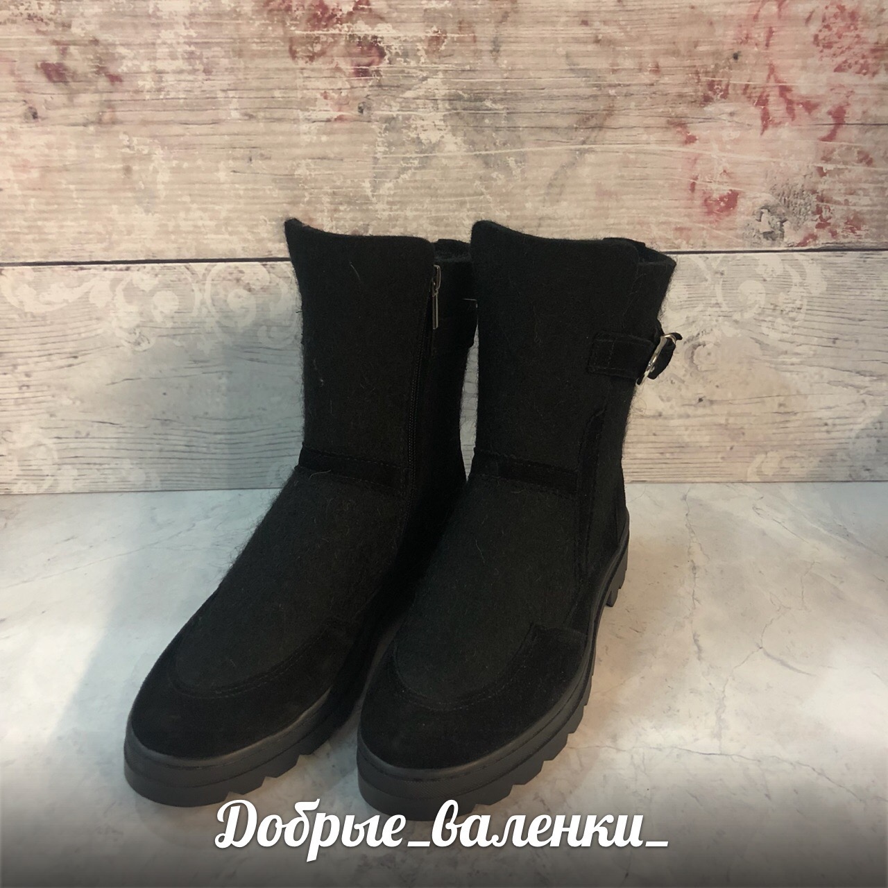 Сапоги на каблуке