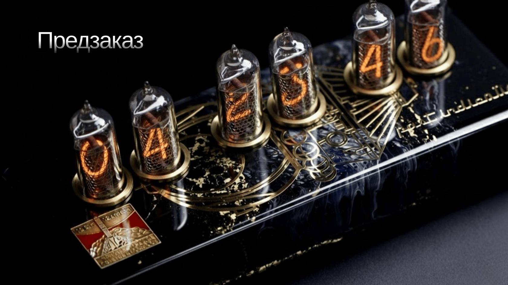 Galaxies: Gagarin nixie tube clock