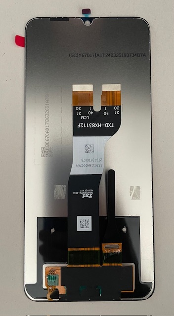Дисплей с тачскрином Samsung (Самсунг) A057 / A05S без рамки (сервисный 100% оригинал) (черный)
