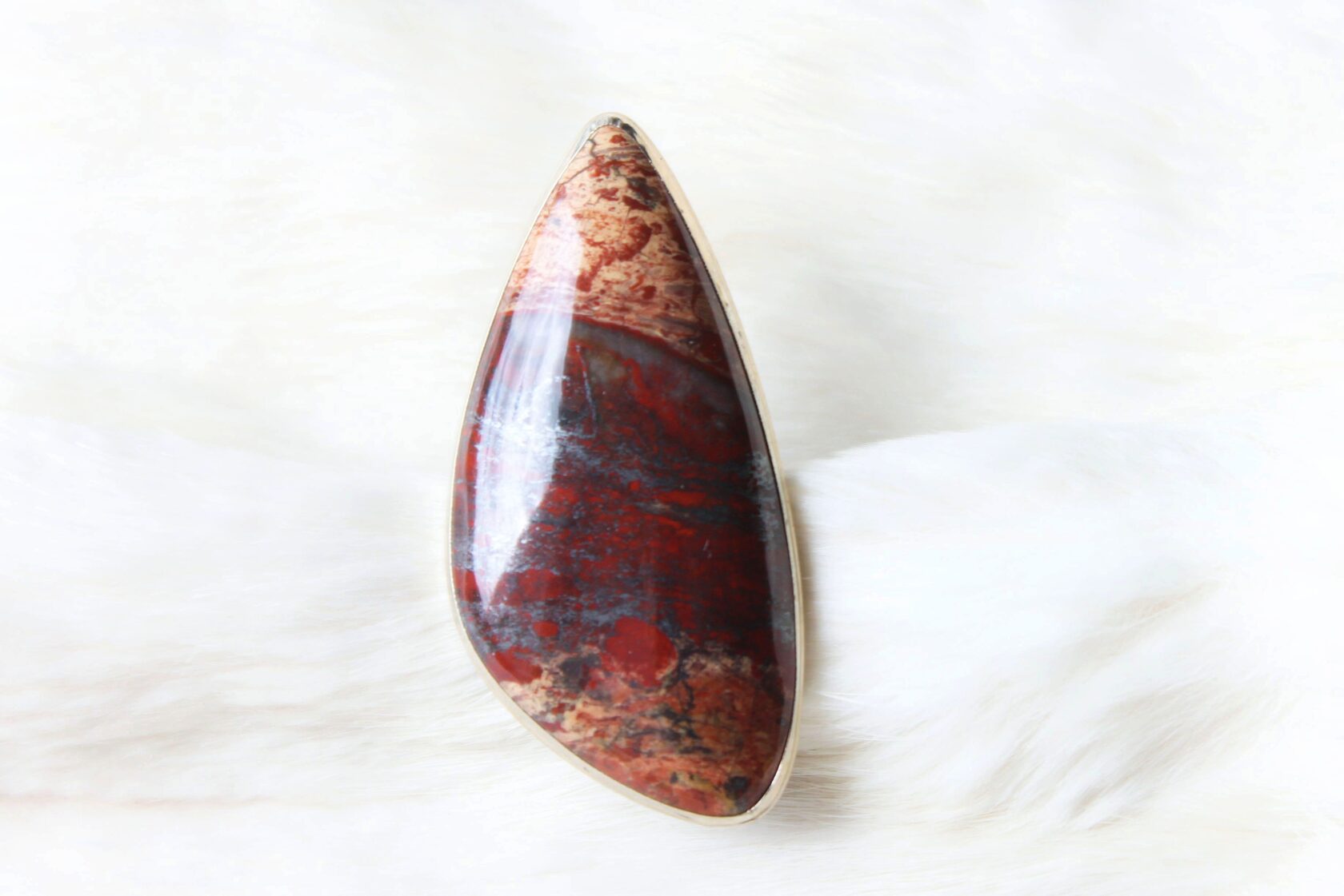 Кольцо с яшмой - купить в интернет-магазине 100URAL