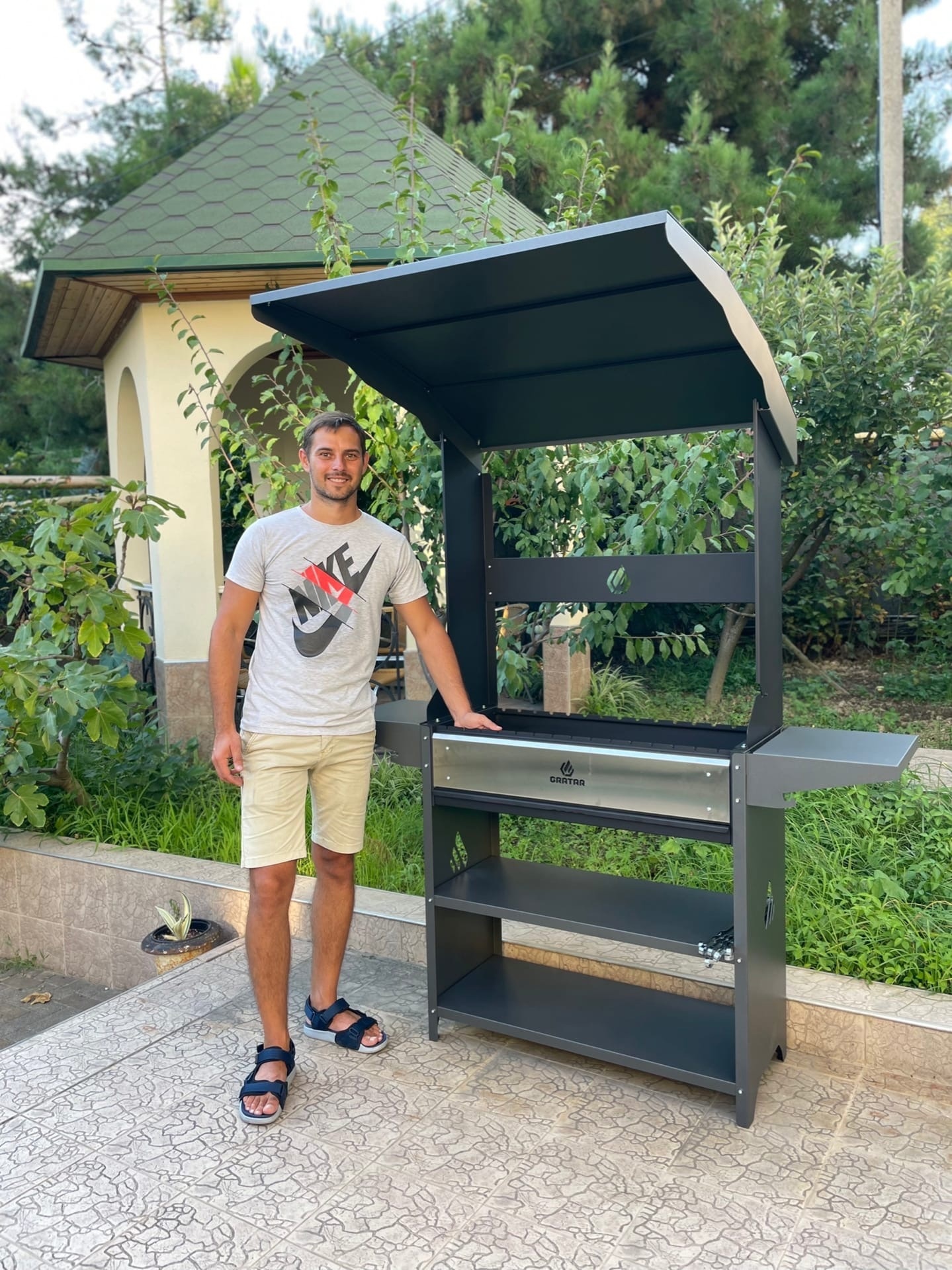 Мангал "Professional Optima Roof POR3000" 3мм GRATAR - "GRATAR"