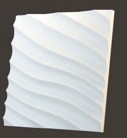 Рябь, формы для стеновых 3D-панелей