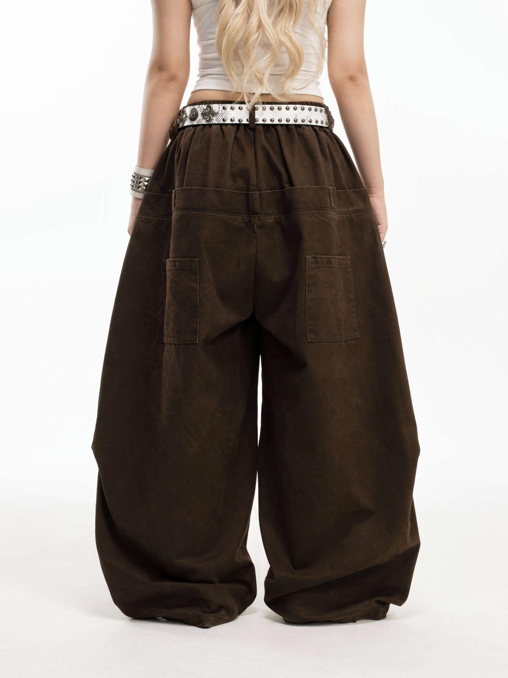 Брюки Oversize Structure Pants, вид сзади