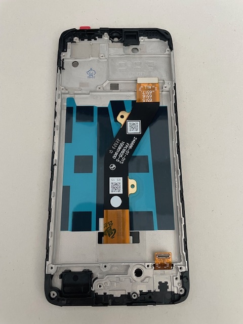 Дисплей с тачскрином Tecno SPARK 10 (черный) оригинал в рамке