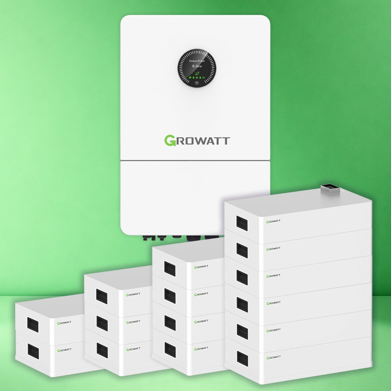 Трёхфазный ИБП 15 кВт Growatt WIT 15K-HU + батареи AXE до 400 кВт⋅ч