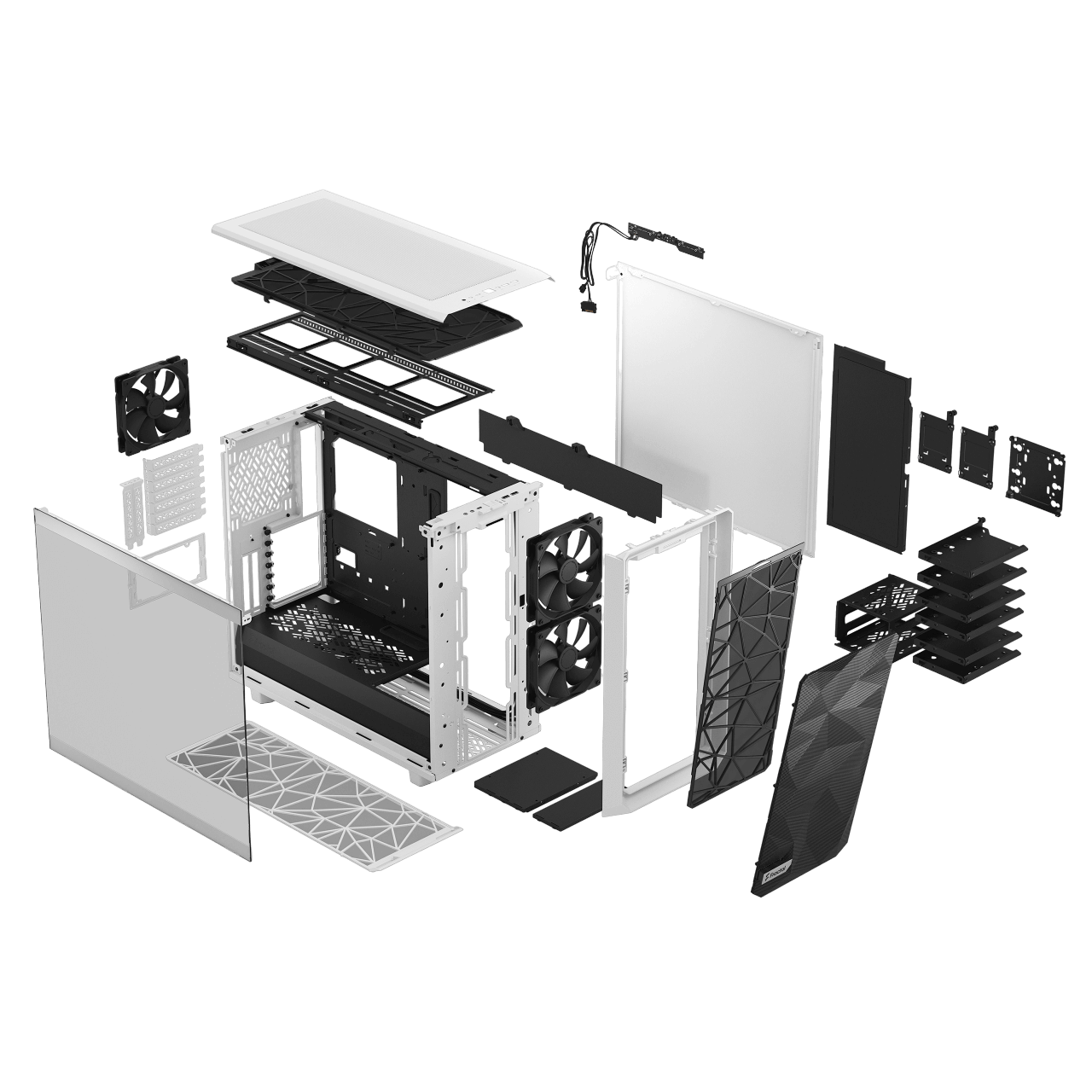 Fractal design meshify white