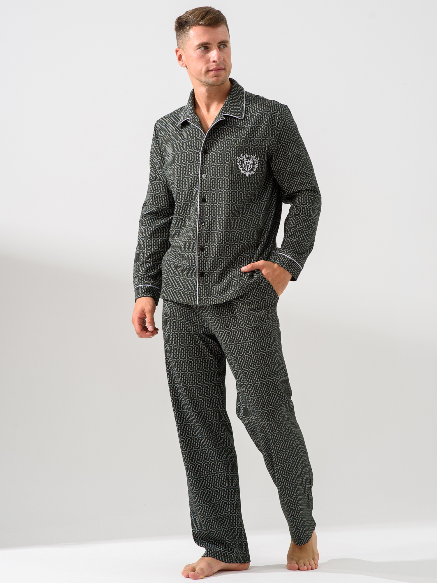 
Пижама мужская "Традиция" (классическая)