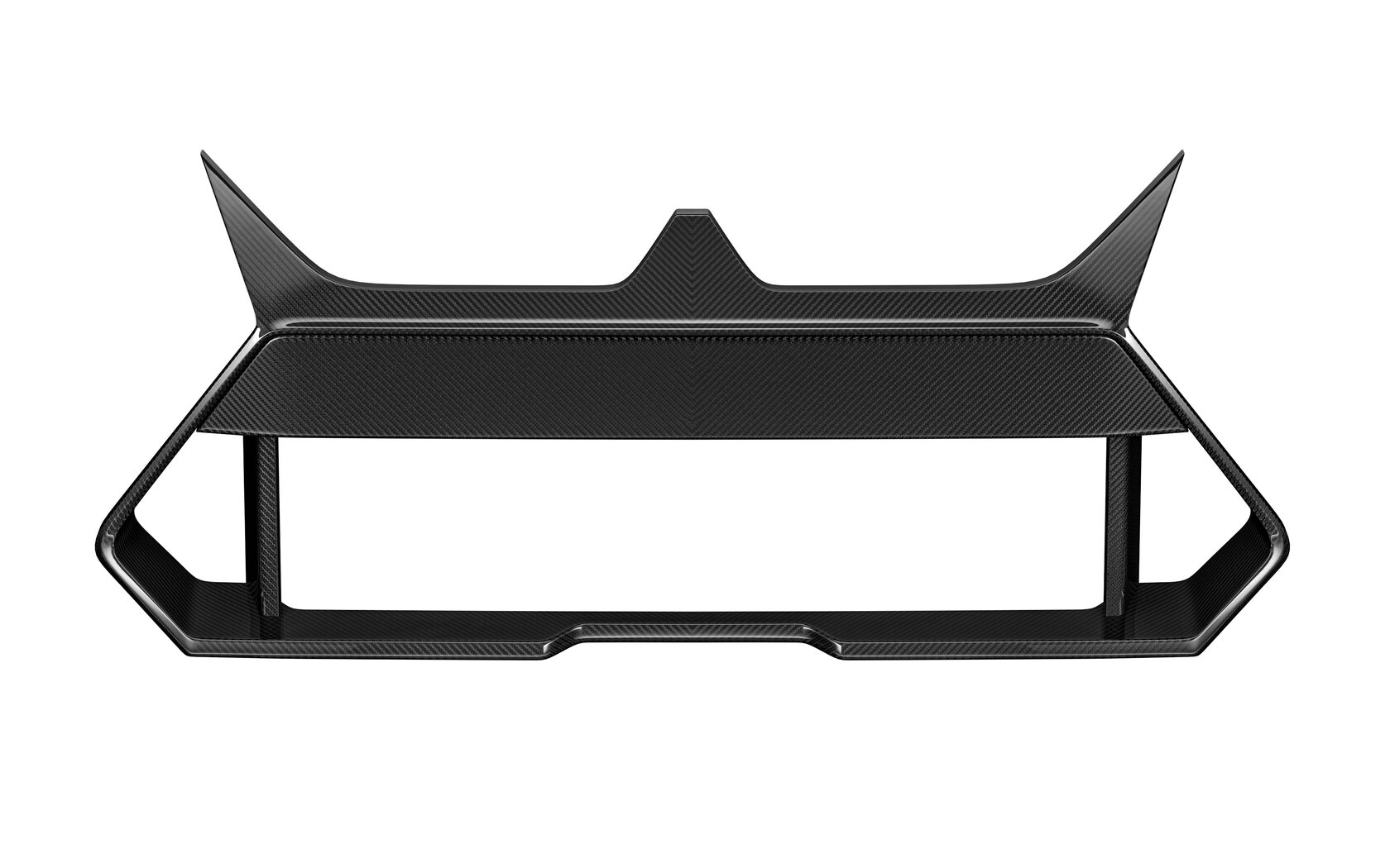 Carbon Inserts Of The Front Bumper Bmw M Lci