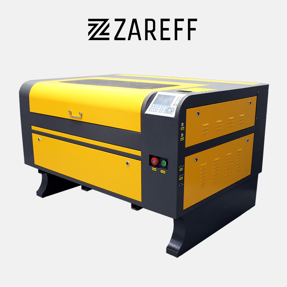 Лазерный станок Zareff Ruida 900х600 мм 80W (57 двигатель)