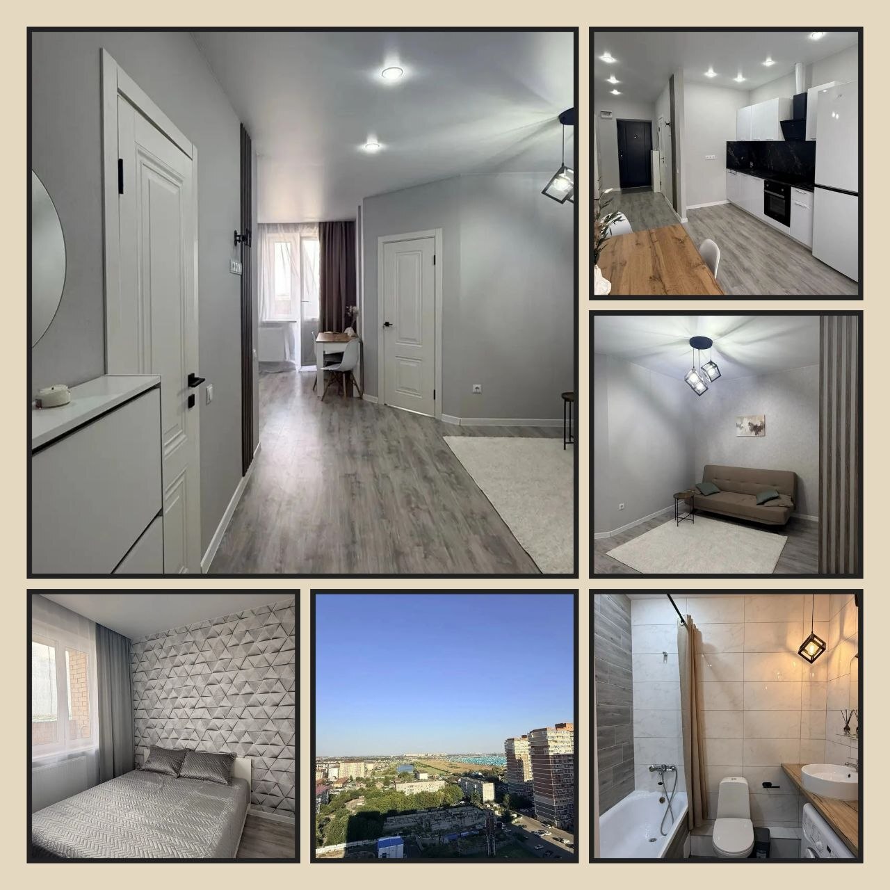2-комнатная квартира, 38 м², ЖК Акварели 2 · РИП
