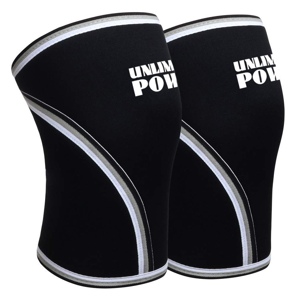 Чёрные наколенники Unlimited Power 7 мм