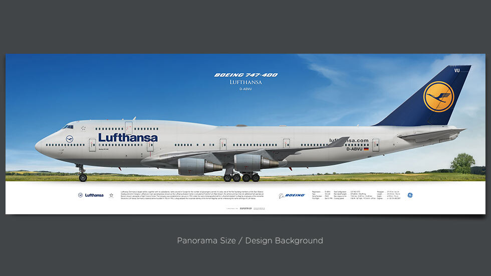 Lufthansa Boeing 747-400 D-ABVU | Aviaposter