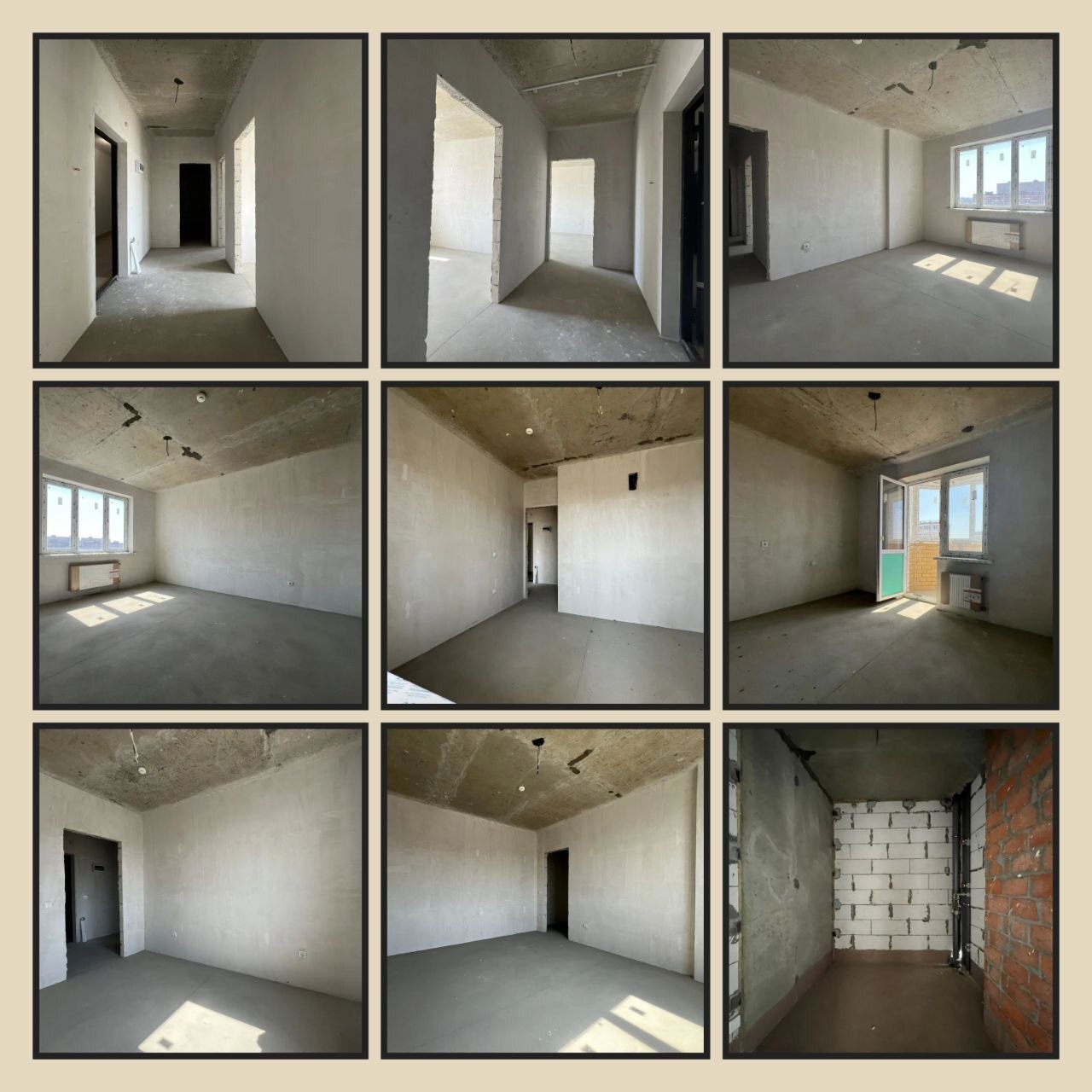2-комнатная квартира, 55 м², ЖК Светлоград · СМР