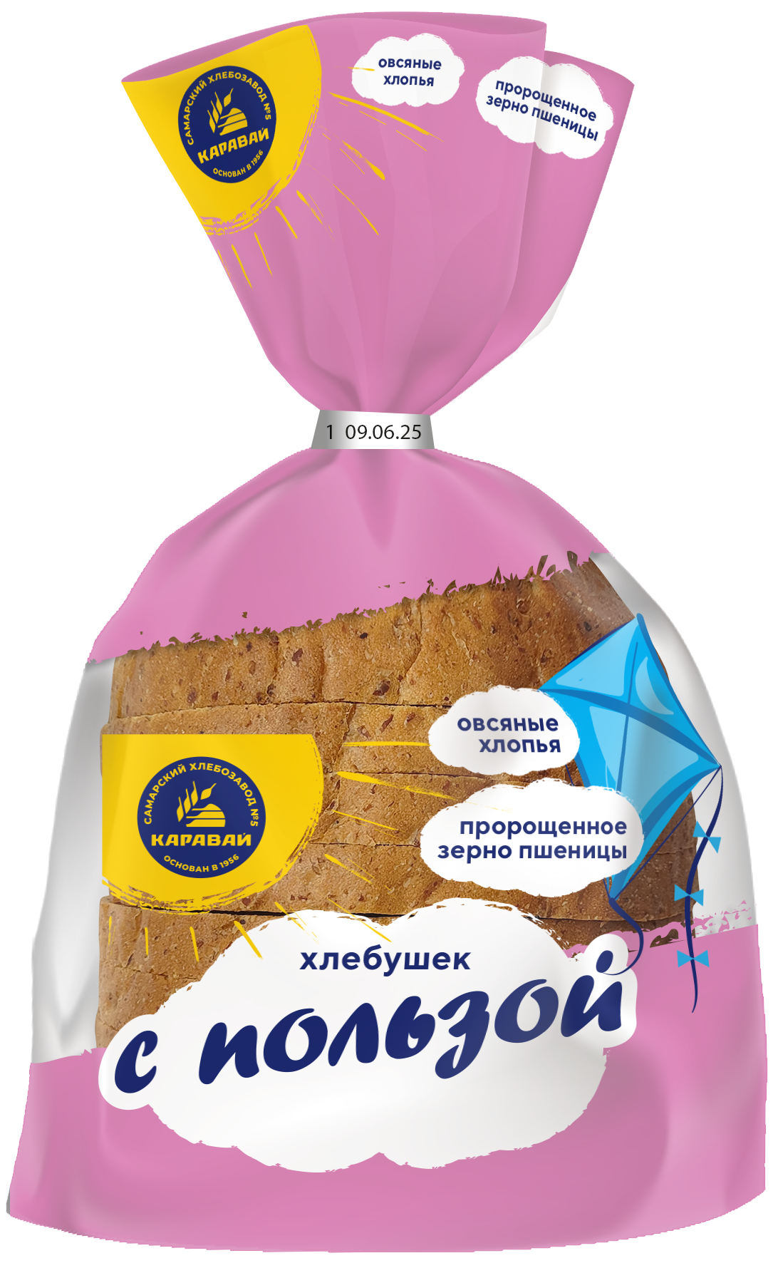 Хлебушек «С пользой» с овсяными хлопьями