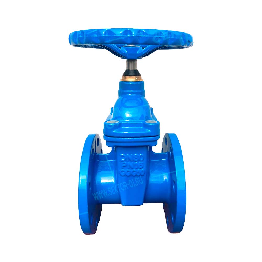 Задвижка чугунная 30ч39р DN50 PN16 высокопрочная - купить чугунную ...