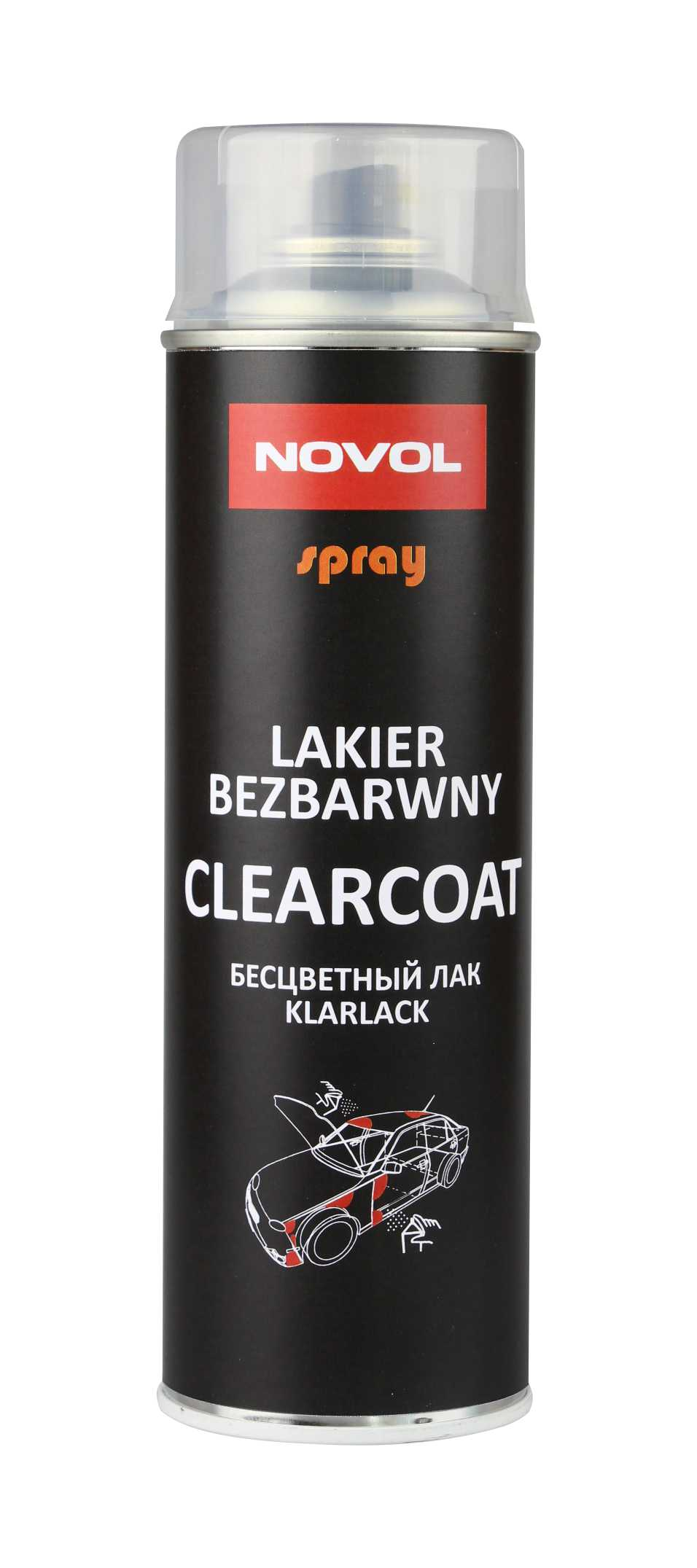Лак NOVOL "NOVAKRIL" Лак Аэрозольный в болончике